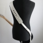 Preview: Richter Straps Luxury Beluga White Gitarrengurt, #1067